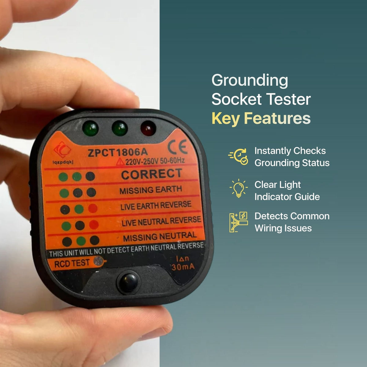 Grounding Socket Tester